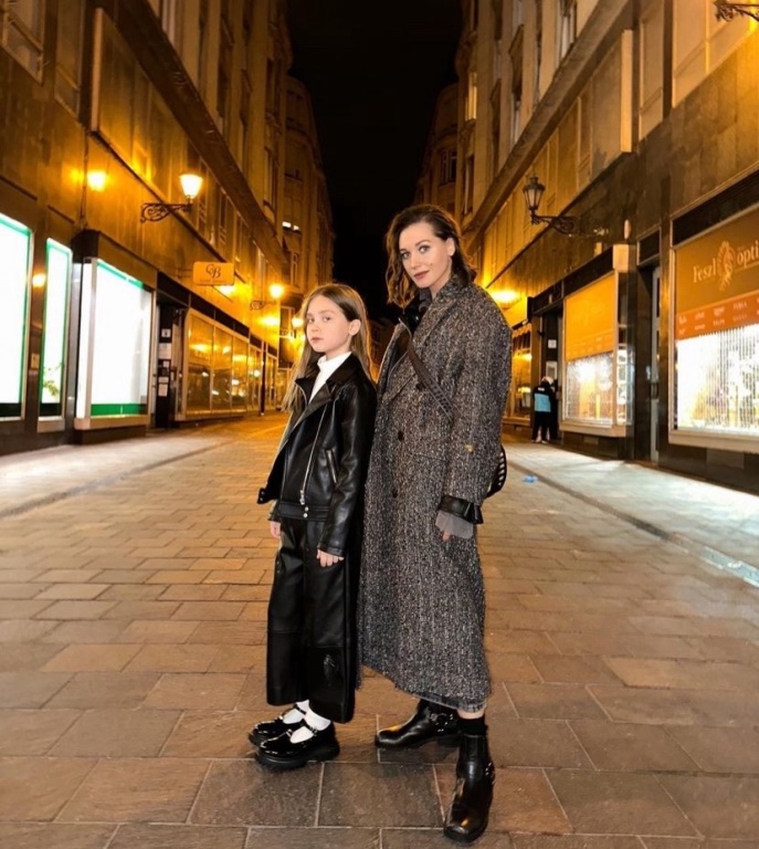 Кристина Асмус с дочкой