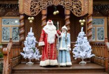 Белорусский Дед Мороз в Беловежской пуще