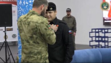 Награждение Адама Кадырова