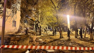 Обрушение пятиэтажки в Астрахани