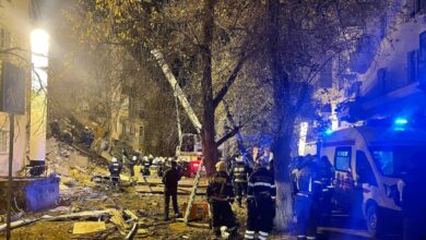 Обрушение жилого дома в Астрахани