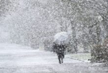 Снег, метель