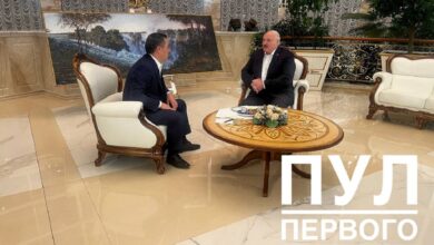 Встреча президентов Беларуси и Киргизии Александра Лукашенко и Садыра Жапарова