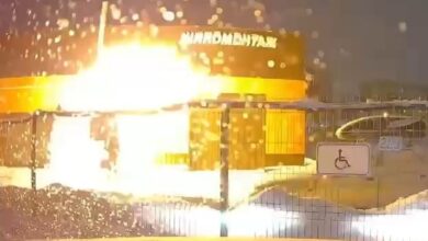 Момент взрыва на автомойке в Ижевске