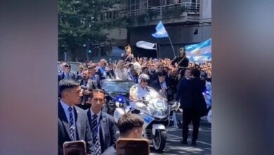 Парад после инаугурации президента Аргентины Хавьера Милея