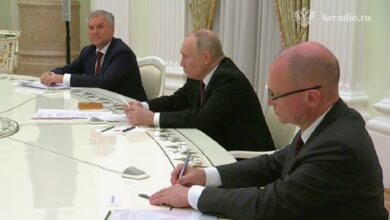 Встреча Владимира Путина с депутатами Госдумы РФ