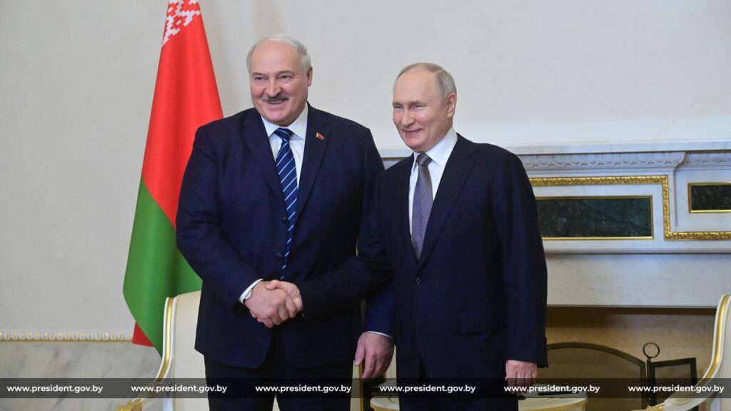 Александр Лукашенко и Владимир Путин