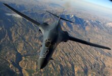 Бомбардировщик ВВС США В-1В Lancer