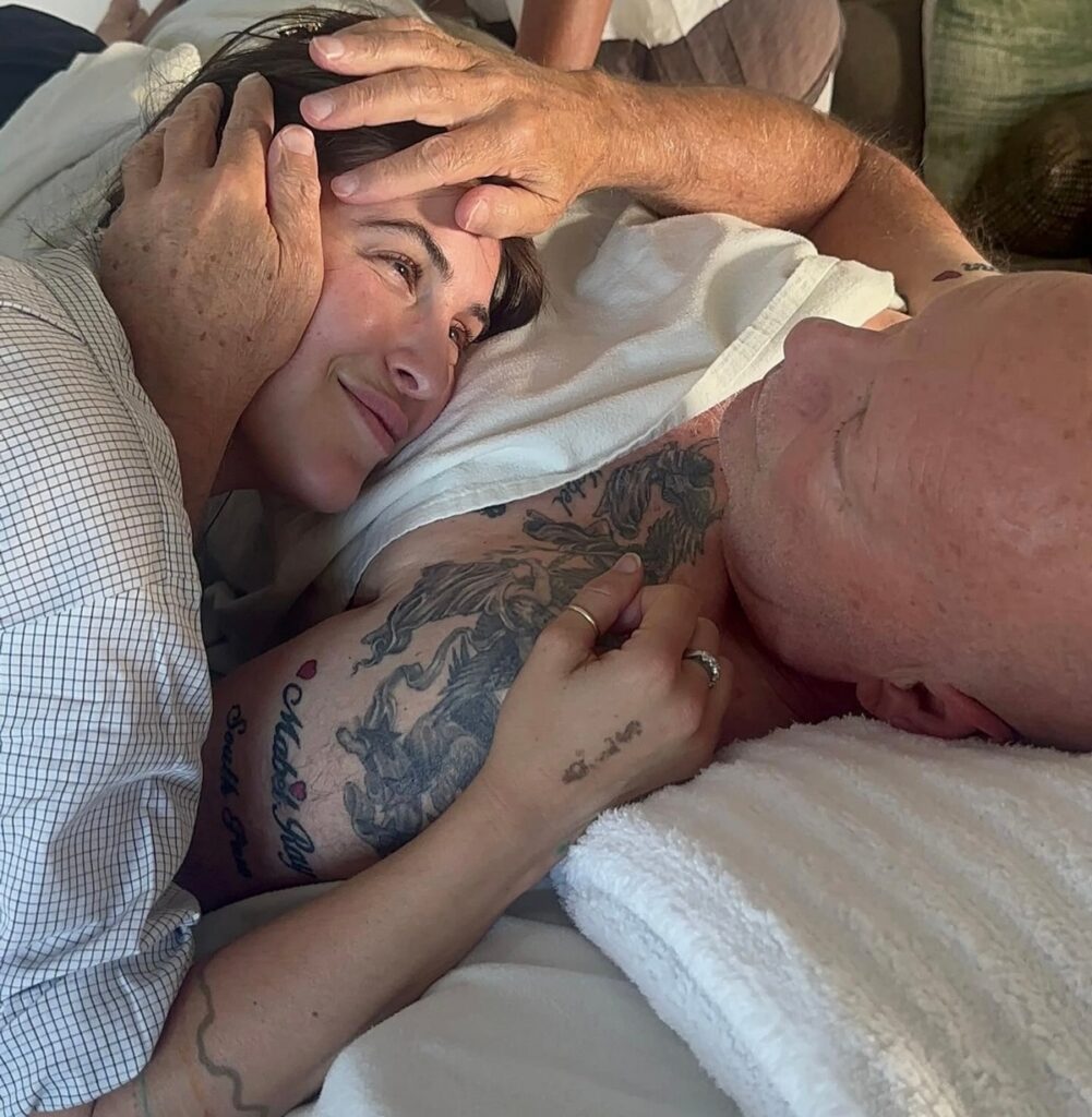 Брюс Уиллис с дочерью