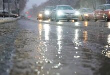 Гололед и ветер