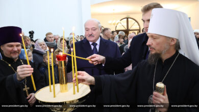 Лукашенко в храме