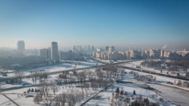 Минск в феврале