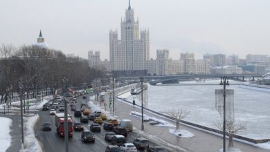 Москва, зима, морозы