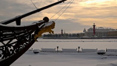 Петербург, зима, морозы