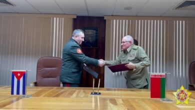 Подписание договора о двустороннем военном сотрудничестве