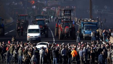 Протесты фермеров в Европе