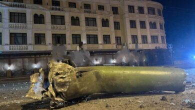 Ракета на улице Донецка