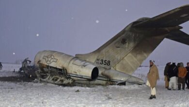 Разбившийся в Афганистане самолет