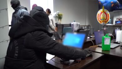 Задержание телефонных мошенников