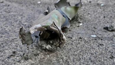 Обломок украинской ракеты в Белгороде