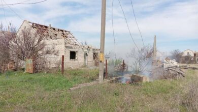 Обстрел ВСУ Херсонской области