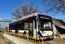 Первый белорусский электробус доставили в Краснодар