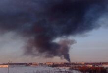 Пожар в Рязани