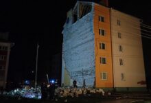 В Гомельском районе обрушилась стена пятиэтажки