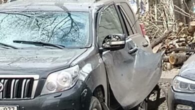 Взорванный автомобиль