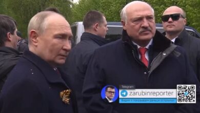 Александр Лукашенко и Владимир Путин, президенты Беларуси и России