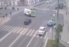 Авария со скорой помощью в Белгороде