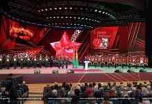 Лукашенко на торжественном собрании в честь 9 мая