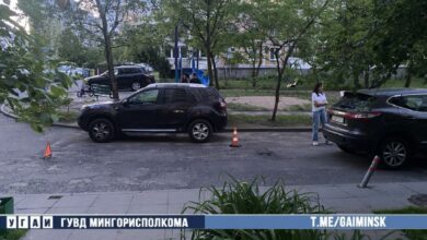 Наезд на пешехода в Минске