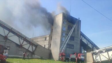 Пожар на предприятии в Солигорском районе