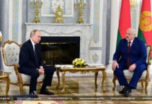 Владимир Путин и Александр Лукашенко