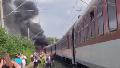 ДТП с поездом в Словакии