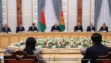Встреча Александра Лукашенко с делегацией из Китая