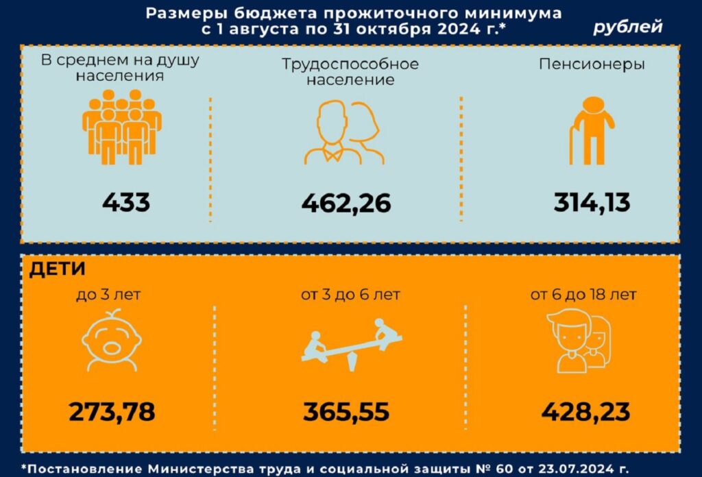 Инфографика Минтруда и соцзащиты Беларуси