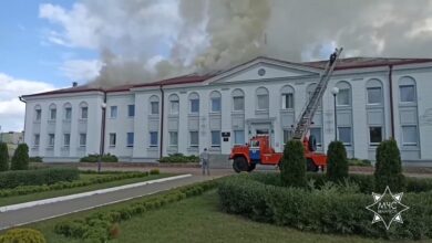 Пожар в Осиповичах