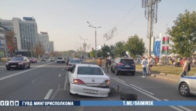 Авария в Минске