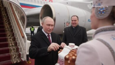 В Минск прибыл президент России Владимир Путин