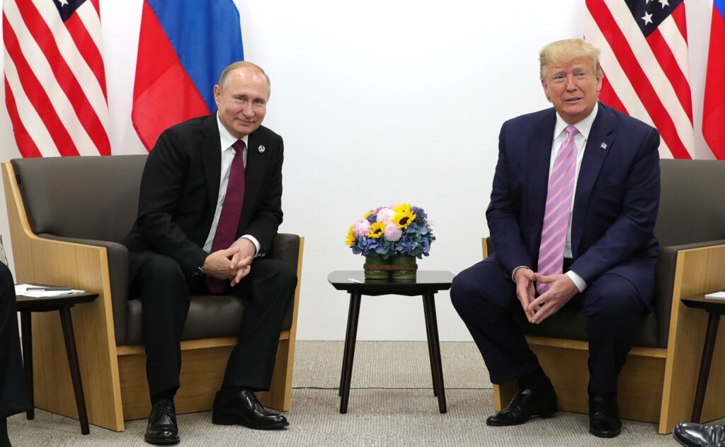 Владимир Путин и Дональд Трамп