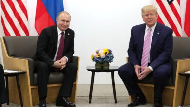 Владимир Путин и Дональд Трамп