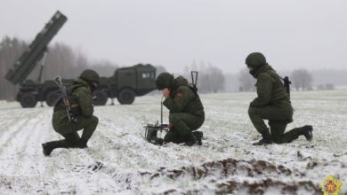 Военные учения белорусской армии