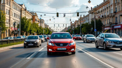 Автомобили в городе
