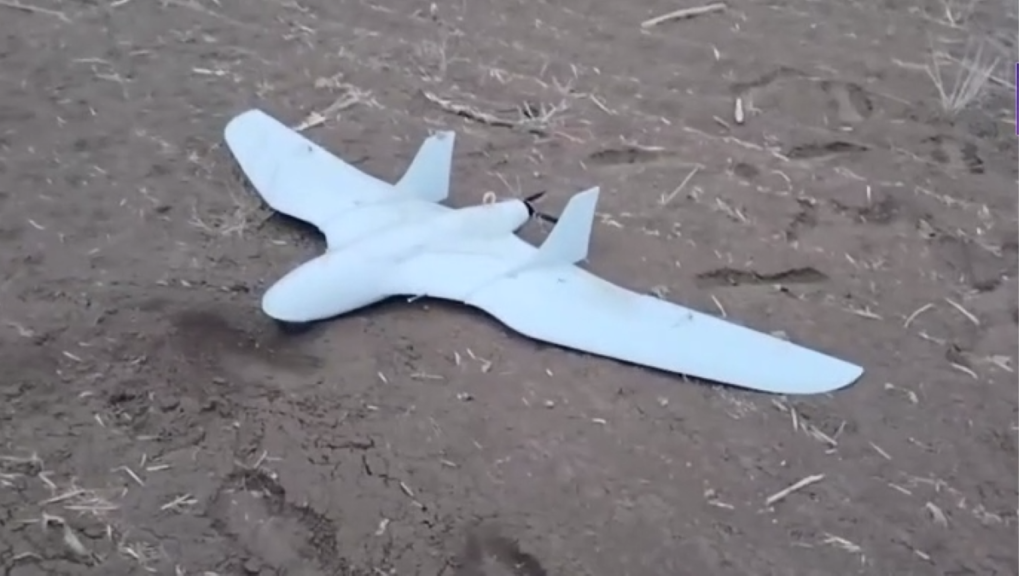 Сбитый беспилотник