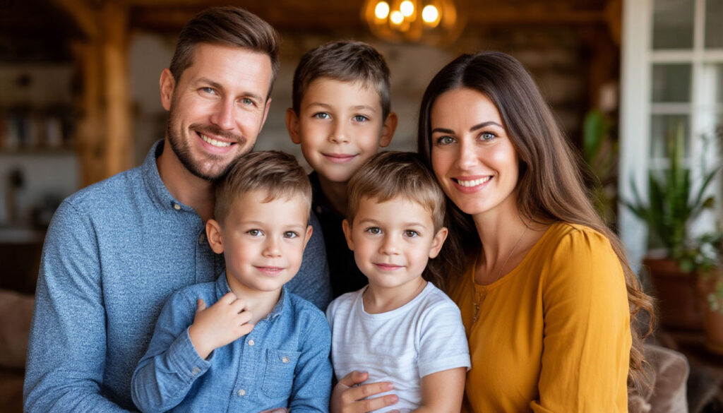 Белорусская семья с детьми