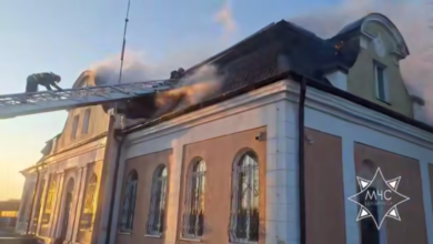 Пожар на станции
