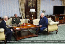 Александр Лукашенко, Виктор Хренин и Андрей Белоусов
