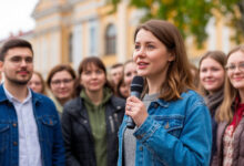 Экскурсовод на экскурсии